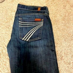 7 For All Mankind Dojo Denim Size 25
